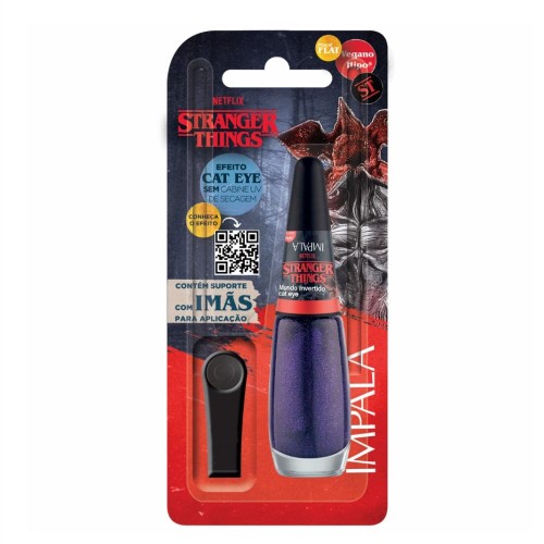 Esmalte Impala Stranger Things Mundo Invertido + Imã