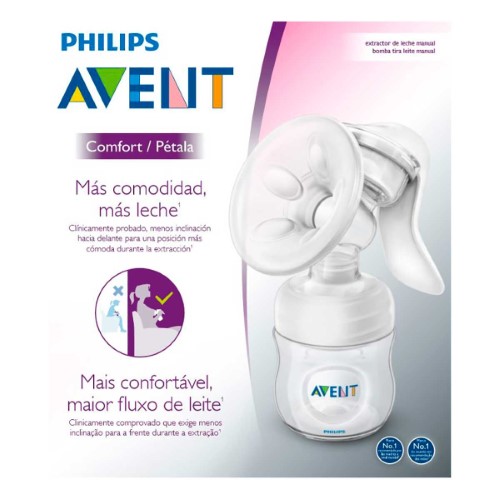 Extrator de Leite Materno Manual Philips Avent Pétala Transparente com 1 unidade