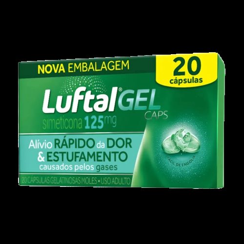 Luftal Gel 125mg 20 Cápsulas Moles