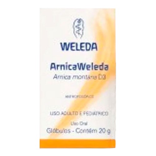 Arnica Montana D3 Weleda 80mg/g Glóbulos com 20g