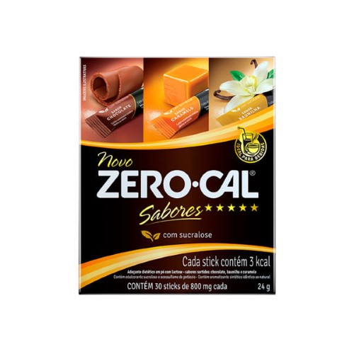 Adoçante Zero Cal Sabor Misto Stick 800 Mg - Zero Cal