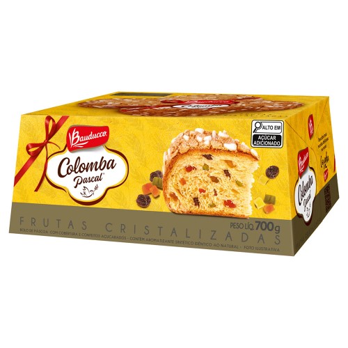 Colomba Pascal Bauducco Frutas Cristalizadas 700g