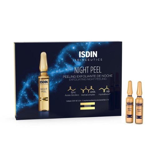 Isdinceutics Sérum Esfoliante Noturno Night Peel 10 Ampolas 2ml