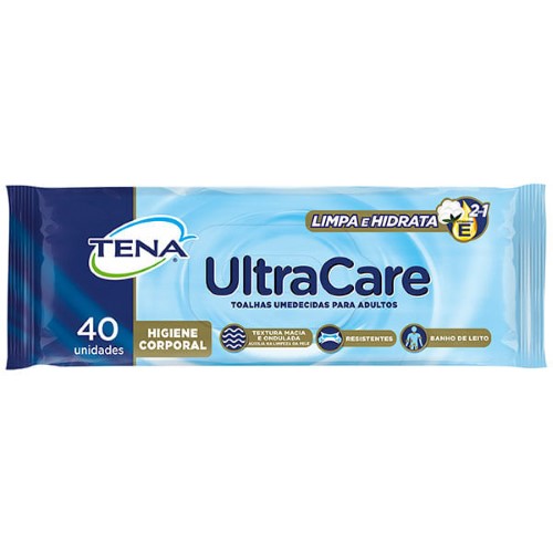 Toalha Umedecida Tena Ultra Care 40 Unidades