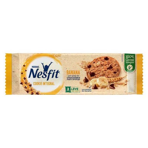 Biscoito Cookies Nestlé Nesfit Banana 60g