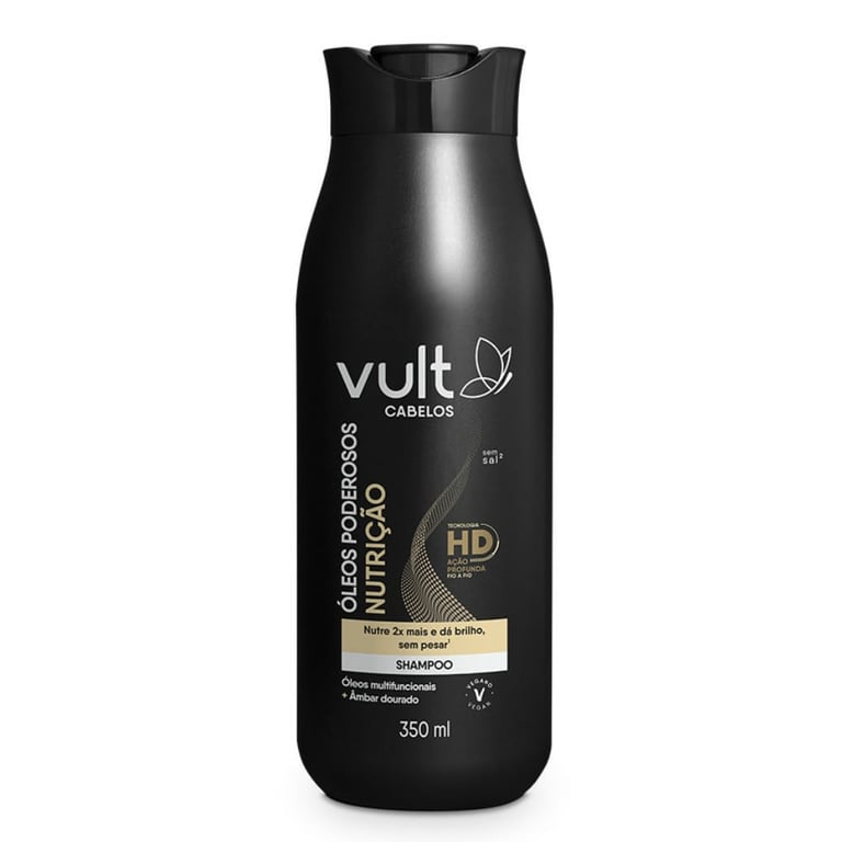 Shampoo Vult Hair Óleos Poderosos Nutrição 350ml