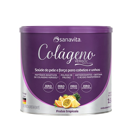 Colágeno Verisol Sanavita Frutas Tropicais 150g