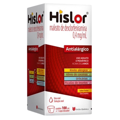 Hislor 0,4mg/ml Solução Oral com 100ml