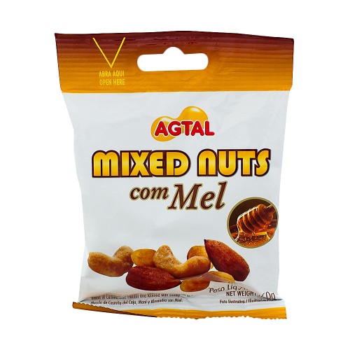 Mixed Nuts com Mel Agtal com 50g