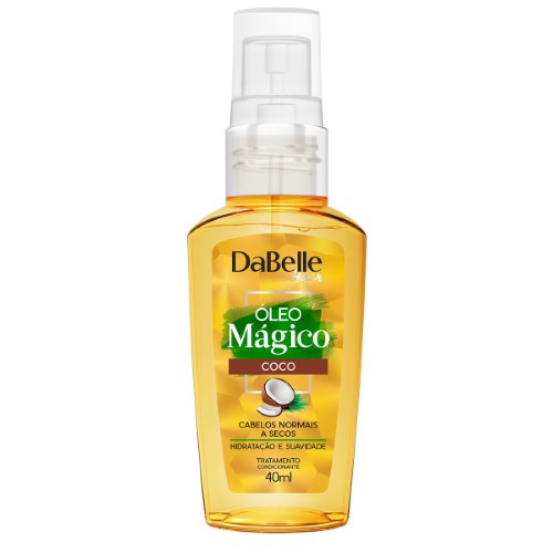 Óleo Capilar Mágico DaBelle Coco com 40ml