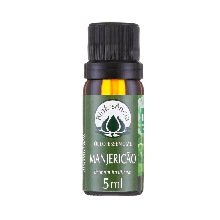 Óleo Essencial Natural de Manjericão 5ml – BioEssência