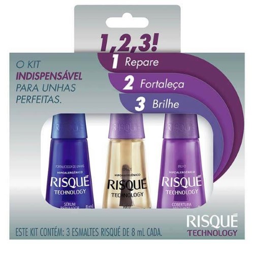 Esmalte Risque Kit Technology 3un