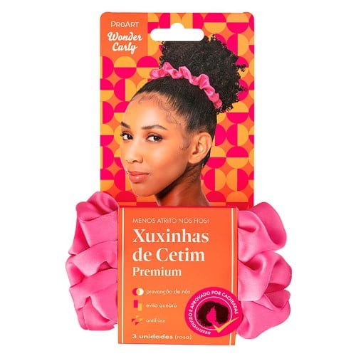 Xuxinha de Cetim Premium ProArt Wonder Curly