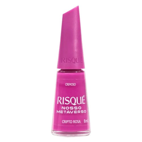 Esmalte Risqué Nosso Metaverso Cripto Rosa 8ml