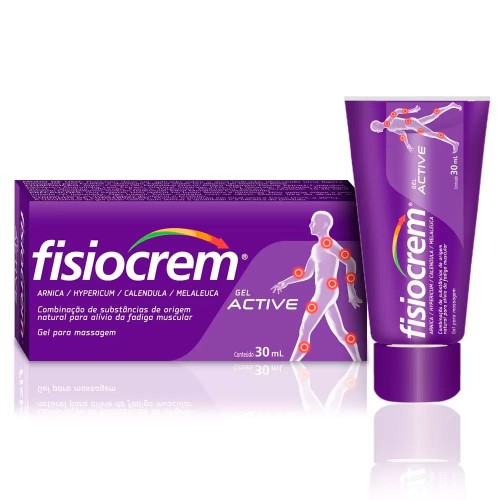 Gel Para Massagem Active Fisiocrem 30ml