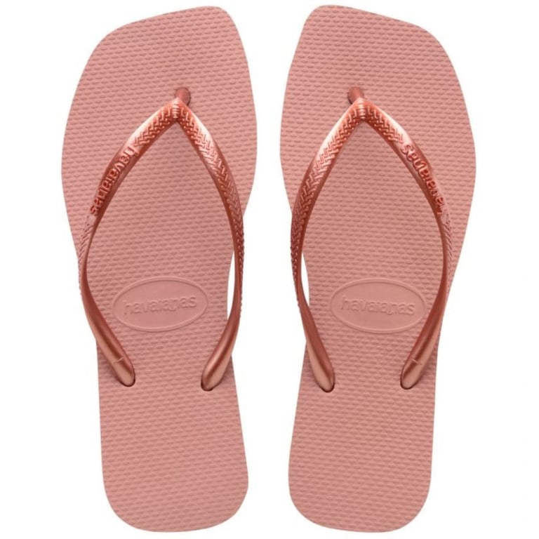 Sandália Havaianas Slim Square Rosa 39/40