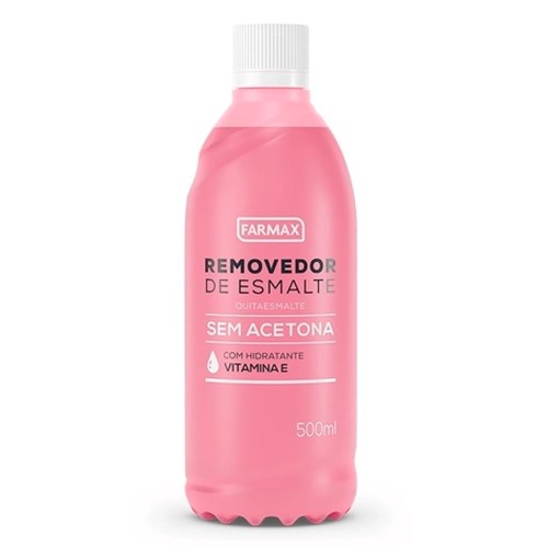 Removedor De Esmalte Farmax Sem Acetona 500ml