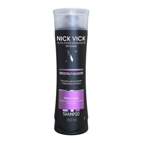 Nick & Vick Pro- Hair Reestruturador Monoi e Argain - Shampoo