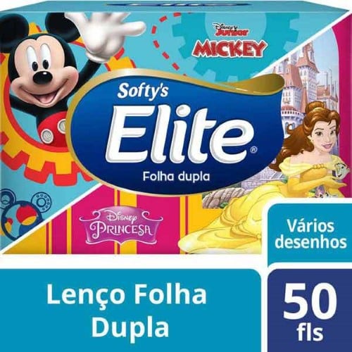 Lenço De Papel Softys Kids 50 Folhas