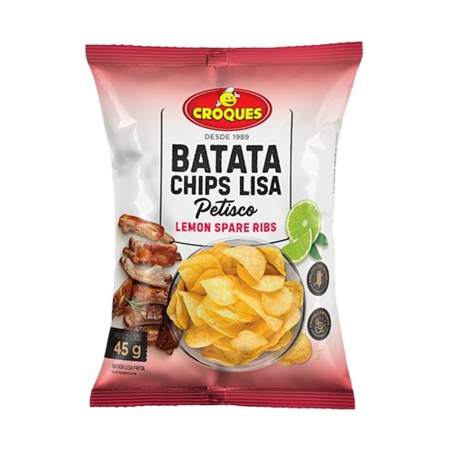 Batata Chips Lisa Croques Lemon Spare Ribs 45g