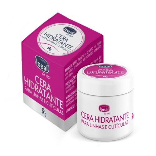 Cera Hidratante Para Unhas E Cutículas Ideal 9g