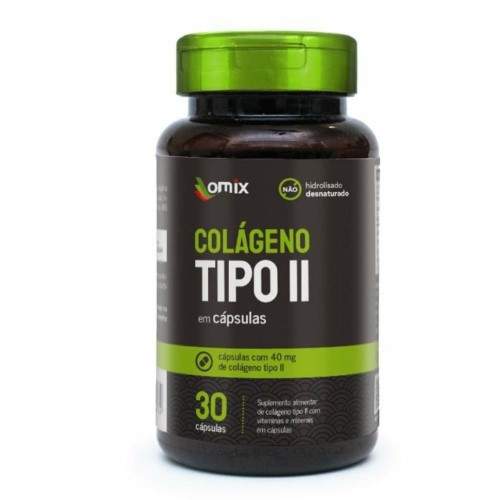 Suplemento Alimentar Omix Colágeno Tipo II 500mg 30 Cápsulas