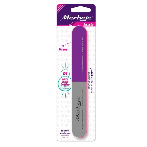 Polidor para Unhas Merheje - 7 Fases Basic Oblongo