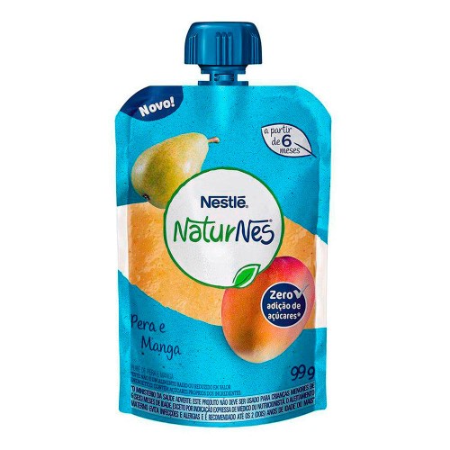 Purê Nestlé Naturnes Pera E Manga 99g