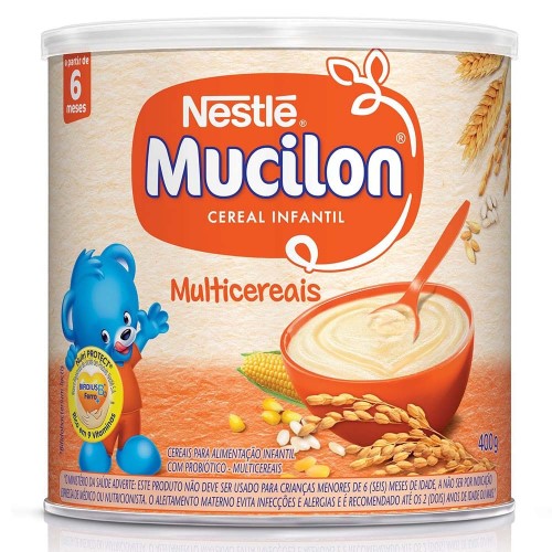 Mucilon Multicereais Cereal Infantil Lata 400g