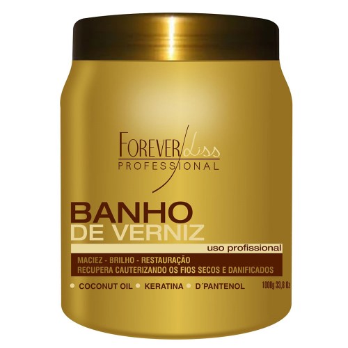 Combo com 3 Máscaras Banho de Verniz Forever Liss