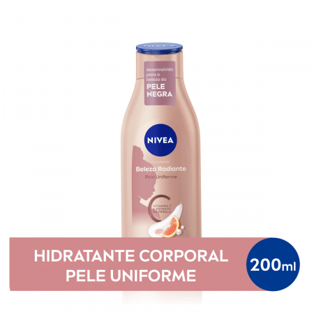 Hidratante Corporal Nivea Beleza Radiante Pele Uniforme 200ml 