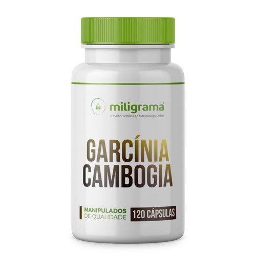 Garcínia Cambogia 500mg 120 Cápsulas