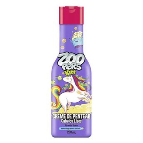 Creme Pentear Zoopers Cabelo Liso 250Ml - Sanol