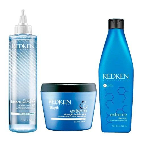 Redken Extreme Kit - Shampoo + Tratamento Fortalecedor + Máscara