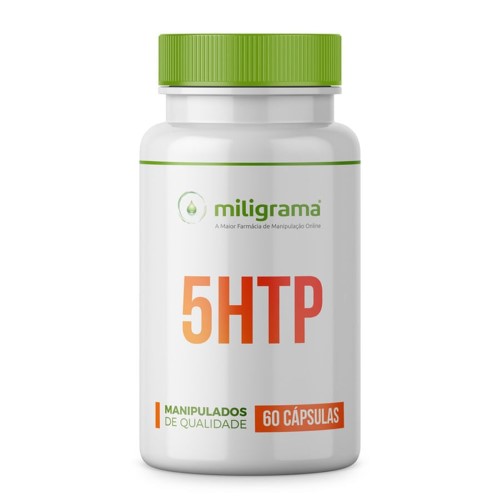 5 Htp 100mg Miligrama Com 60 Cápsulas