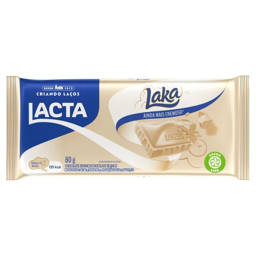 Chocolate Branco Lacta Laka 80g