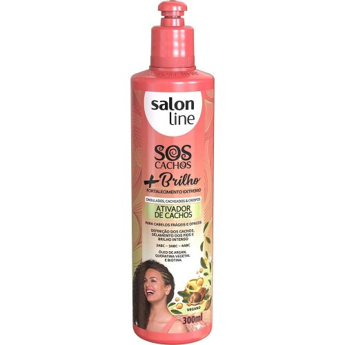 Ativador de Cachos Salon Line S.O.S Radiance 300ml