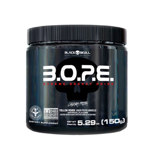 Pré-Treino Black Skull B.O.P.E Limão 150g