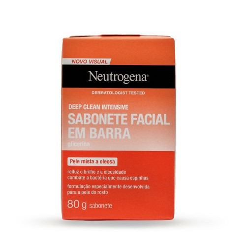 Sabonete Facial Neutrogena Deep Clean 80g