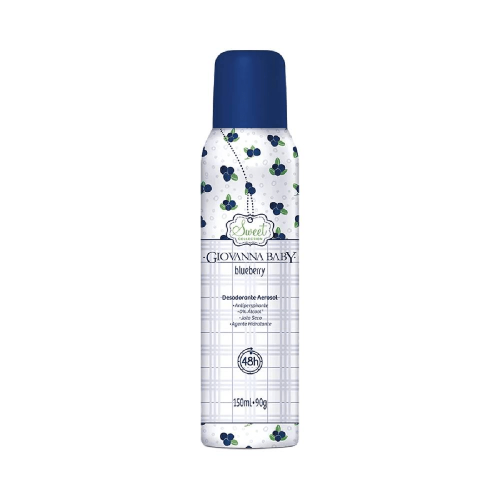 Desodorante Aerosol Giovanna Baby Blueberry com 150ml