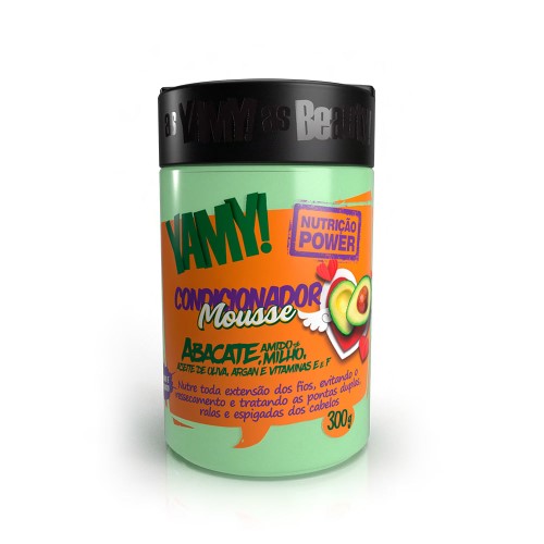 Condicionador Yamy Nutrição Power Mousse De Abacate 300g