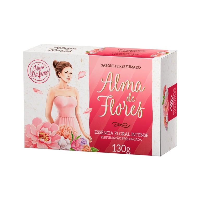 Sabonete Em Barra Alma De Flores Essência Floral Intense 130g