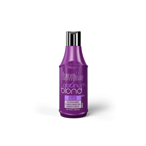 Shampoo Matizador Forever Liss Platinum Blond com 300ml