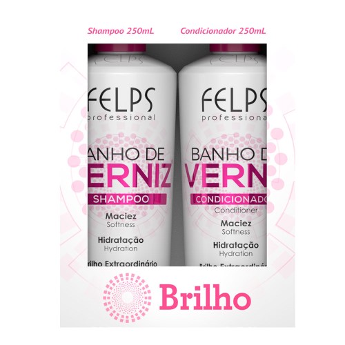 Felps Banho de Verniz Duo Kit – Shampoo + Condicionador