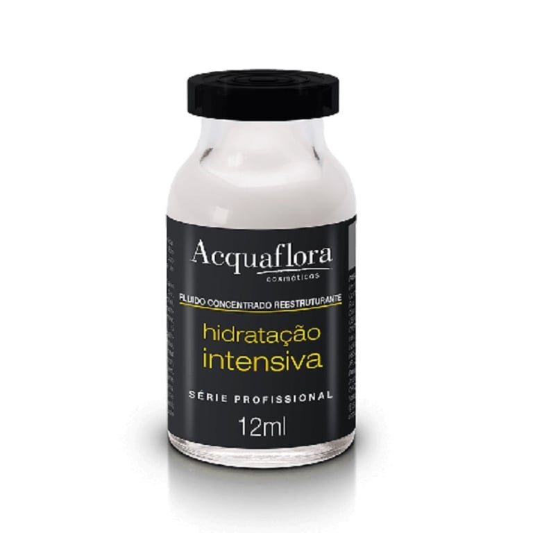 Fluido Concentrado Reestruturante Acquaflora Hidratação Intensiva 12ml