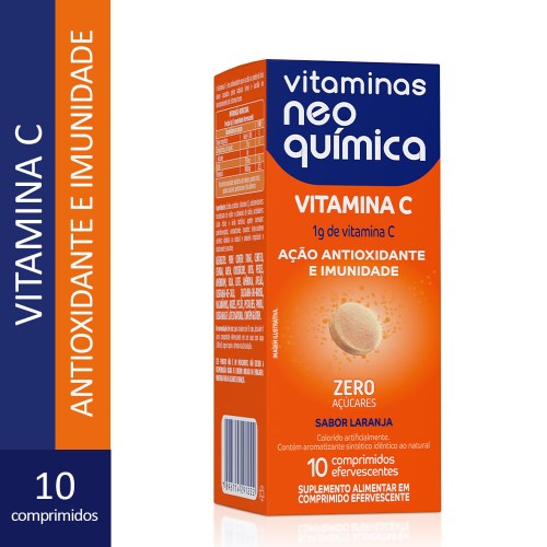 Vitamina C Neo Química 10 Comprimidos Efervescentes