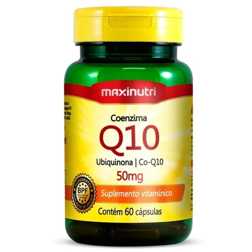 Coenzima Q10 50mg Maxinutri 60 cápsulas