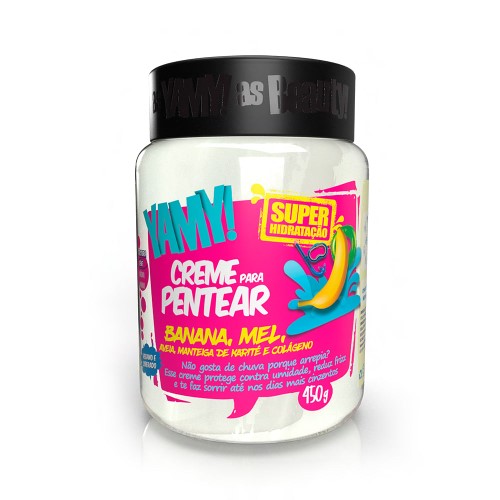 Creme Para Pentear Yamy Super Hidratação Banana 450g