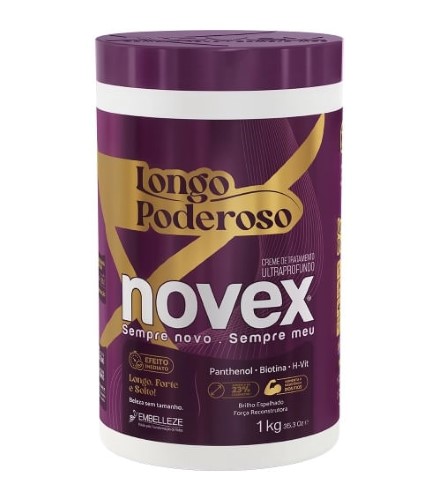 Máscara Capilar Novex Longo Poderoso 1Kg