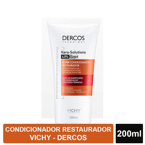 Condicionador Dercos Kera Solutions 200ml